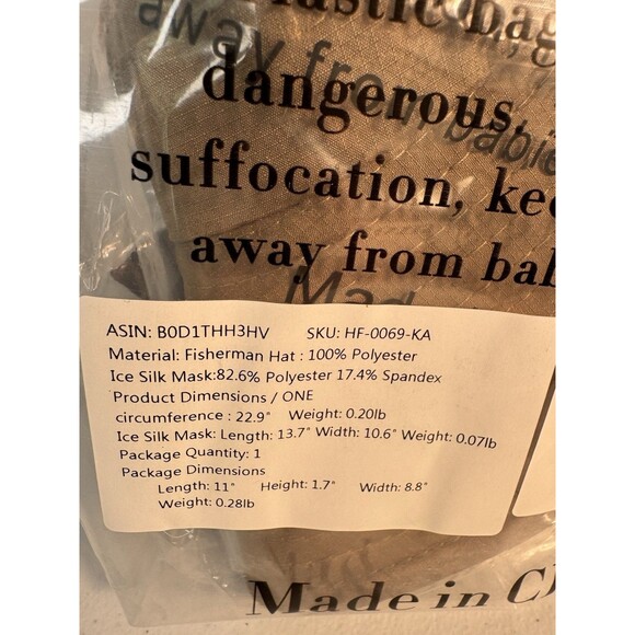 Ozero Fisherman Hat Beige Men's New - Picture 8 of 9